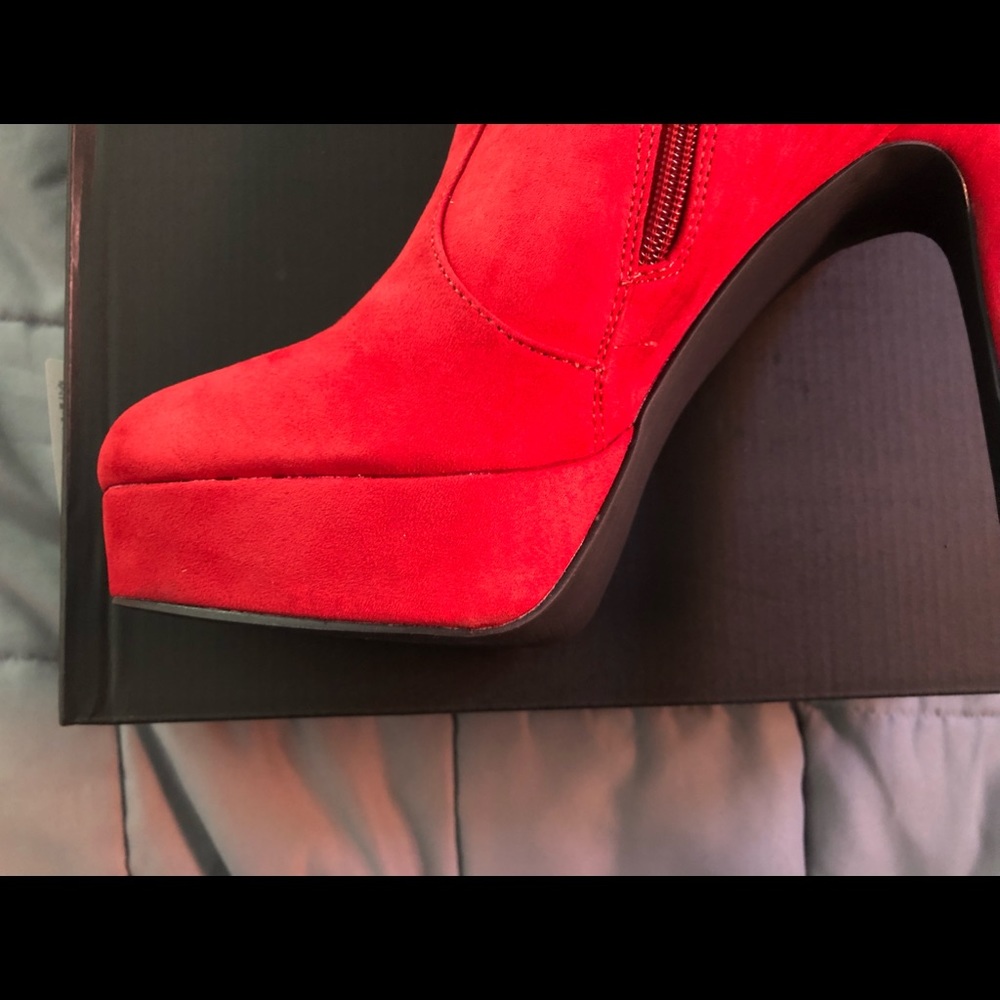 Red Stiletto Bootie - Picture 8 of 11